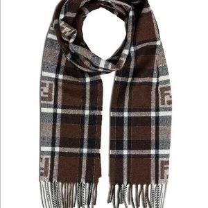 FENDI Check Logo Scarf - Men or Women - NWT